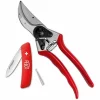 FELCO-Set FELCO 2 Einhand Baum Reb Garten-Schere + FELCO 500 Klappmesser 5