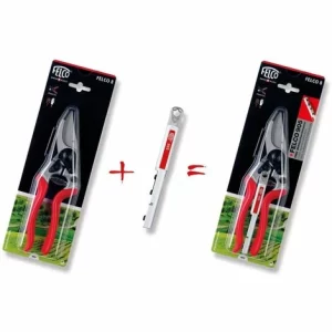 Felco Promotion Set: Felco 8 Gartenschere Gr L + Felc 905 Schleifwerkzeug 9